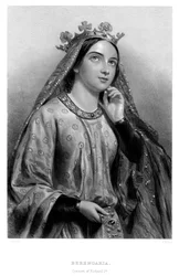 Berengaria di Navarra c1164-1230, regina consorte di Re Riccardo I, XIX secolo