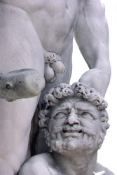 (dettaglio) dalla Statua di Ercole e Caco