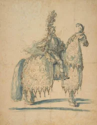 Cavaliere in costume da festa