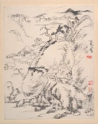 Album di paesaggi, datato 1699