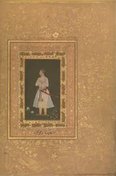 Ritratto di Jahangir Beg, Jansipar Khan, foglio dall