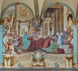 Cosimo I e suo figlio Francesco con il governo