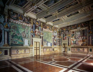 Sala Reale o di Ercole con affreschi di Baldassare Croce