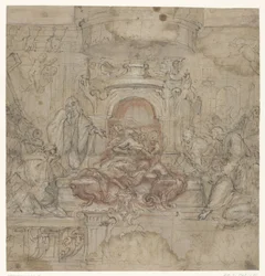 Progetto per un altare scenografico di Pasqua
