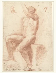 Studio di un modello maschile nudo