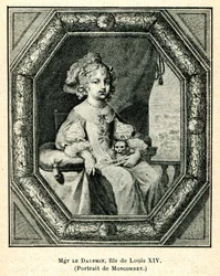Cabanès, Educazione dei principi005 Mons. il Delfino, figlio di Luigi XIV