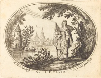 Santa Cecilia in un paesaggio