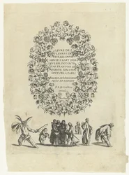 Pagina del titolo: Livre de Fleurs & de Feuilles pour servir à l