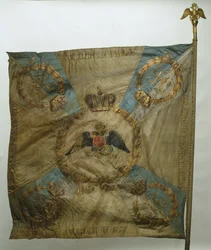 Stendardo del Reggimento delle Guardie della Vita Semenovsky, dopo il 1825