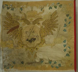 Bandiera di San Giorgio del reggimento di fanteria al tempo di Anna Ioannovna, 1730s