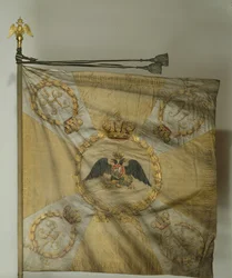 Bandiera di San Giorgio del reggimento di fanteria al tempo di Nicola I, 1830-1840