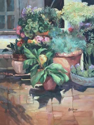 Il portico di David, 2004 (olio su tela)