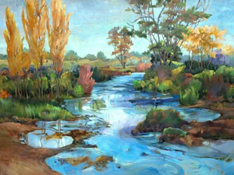 Marais De Cygnes, 1990-2005 circa (olio su tela)