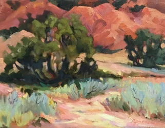 Mesa al Ghost Ranch, 1980-95 circa (olio su tela)