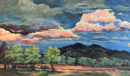 North Taos, 2007 (olio su tela)