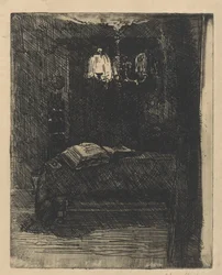 Tavolo con libro aperto
