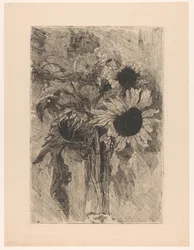 Girasoli in un vaso