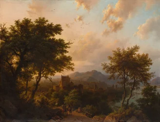 Tramonto sul Reno, 1853