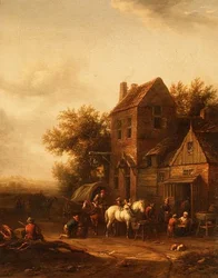 Due cavalieri alla forgia del fabbro
