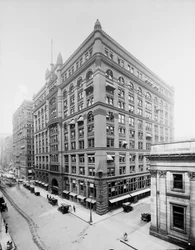 Rookery Building, Chicago, Illinois, USA, c.1905 (foto in b/n)