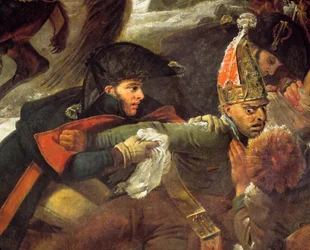 Napoleone I sul campo di battaglia di Eylau 9/02/1807 (dettaglio)