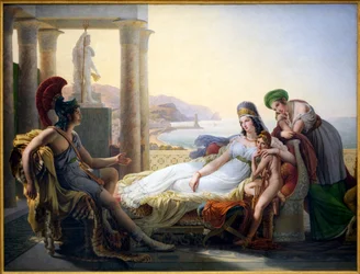 Enea racconta a Didone le sventure di Troia, 1819