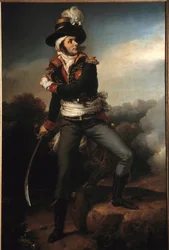 Ritratto a figura intera di François Athanase Charette de la Contrie (1763-1796) generale in capo degli eserciti vandeani
