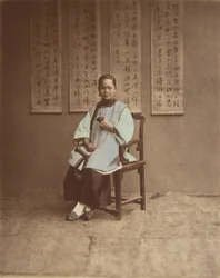 Ragazza di Shanghai, anni 1870