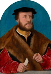 Olandese: Ritratto di Jakob Omphalius (1500-1567) Ritratto di Jakob Omphalius
