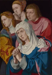 La Vergine, i santi e la donna santa