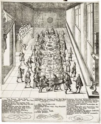 Pasto festivo in occasione del giuramento di fedeltà ricevuto da Ferdinando IV il 5 settembre 1651 a Vienna