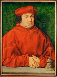 Il cardinale Bernhardus Clesius (dipinto su legno di quercia)