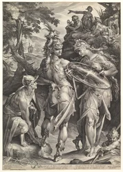 Minerva e Mercurio armano Perseo, 1604