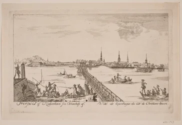 Prospetto di Copenaghen visto da Christianshavn