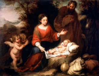 Riposo durante la fuga in Egitto, c1665
