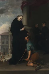 San Tommaso da Villanova guarisce uno storpio