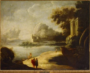 Paesaggio... (olio su tela)
