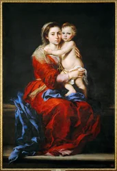 La Vergine con il rosario (dipinto su tela)