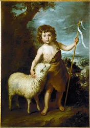 Il giovane Giovanni Battista con l
