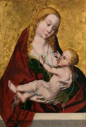 Vergine che allatta il bambino