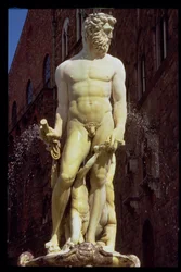 La Fontana di Nettuno (dettaglio della figura di Nettuno, 1560-75)