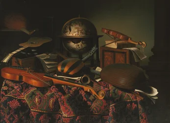 Natura morta con strumenti musicali