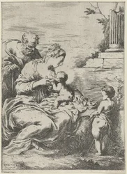 Maria allatta il Bambino Gesù
