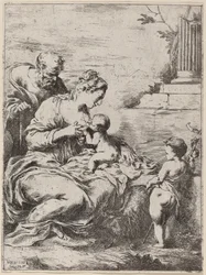 La Sacra Famiglia con San Giovanni