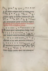 Missale: Fol. 156: Musica per Exultet