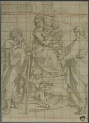 Sacra Famiglia con San Giovanni Evangelista e il Bambino Giovanni Battista