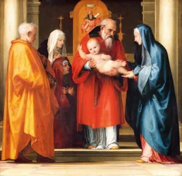 Presentazione di Gesù al Tempio (dettaglio)
