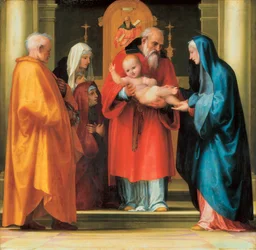 Presentazione di Gesù al Tempio (dettaglio)