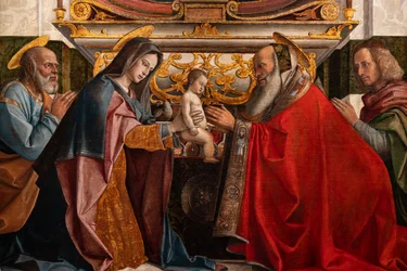 Presentazione di Gesù al Tempio (dettaglio)