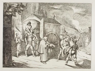 La carrozza con il morto a San Lorenzo